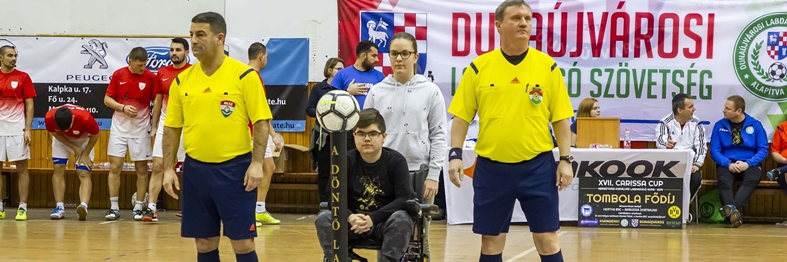 Carissa foci kupa Dunaújváros Sportcsarnok